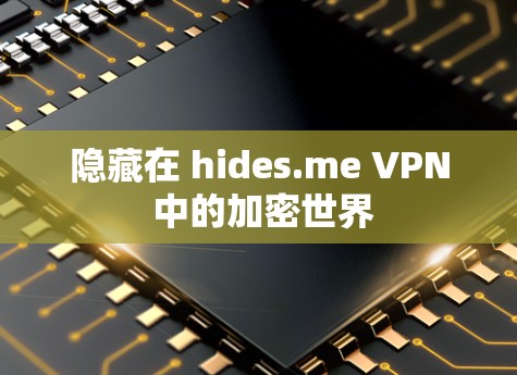 隐藏在 hides.me VPN 中的加密世界 隐藏在 hides.me VPN 中的加密世界