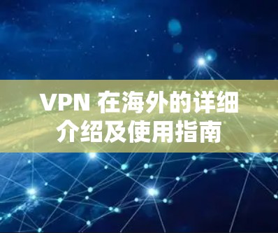 VPN 在海外的详细介绍及使用指南